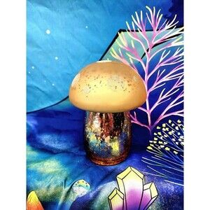 NEW Glass Mushroom Candle Amanita Mushroom Candle